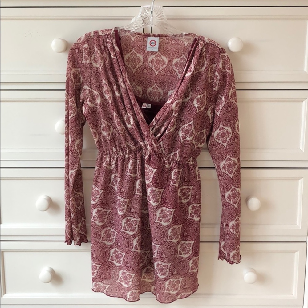 Japanese Weekend blouse and nursing cami set